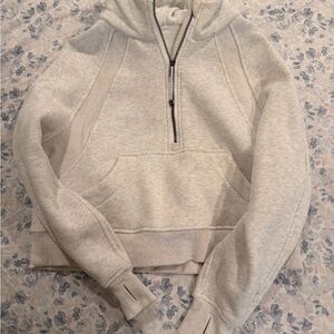 Lululemon Athletica Light Gray Scuba Hoodie